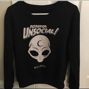 Forever unsocial killstar sweater
